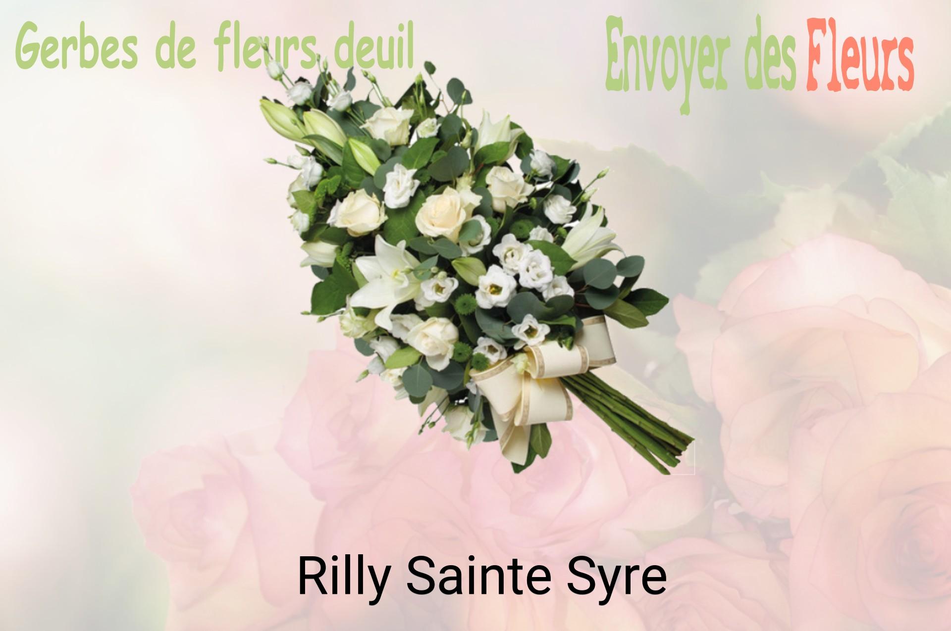 Gerbe de fleurs de deuil livrée à Rilly-Sainte-Syre